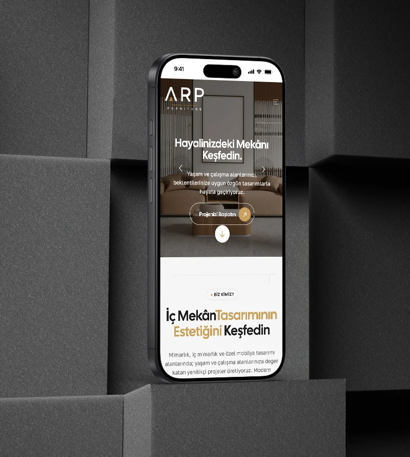 ARP Mimarlık Web Site Tasarımı
