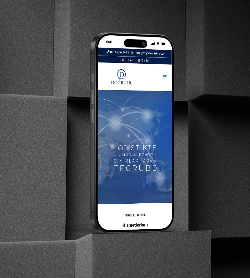 Doğruer Logistics Web Site Tasarımı Doğruer Logistics Web Site Tasarımı