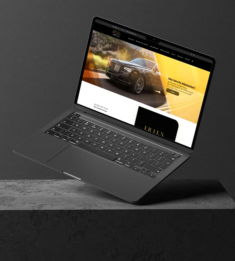 Erten Motors Web Site Tasarımı Erten Motors Web Site Tasarımı
