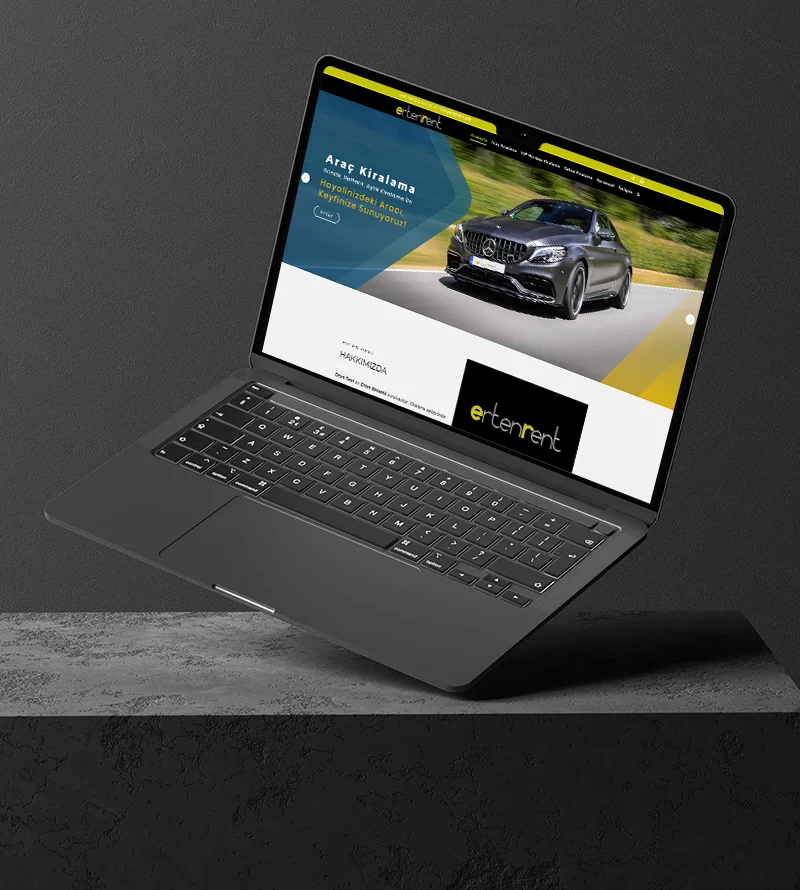 Erten Rent Web Site Tasarımı Erten Rent Web Site Tasarımı