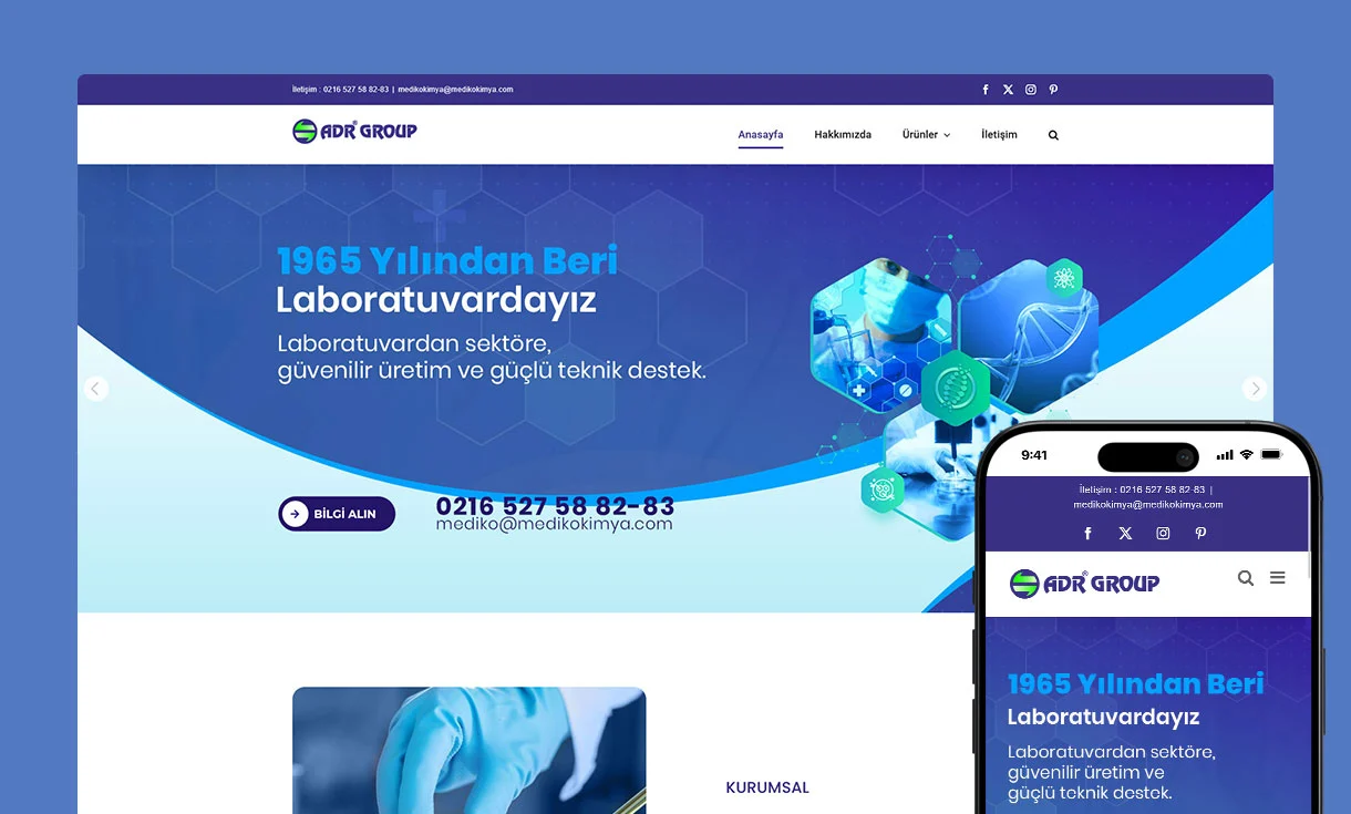 Group ADR Web Site Tasarımı