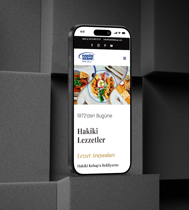 Hakiki Kebap Web Site Tasarımı Hakiki Kebap Web Site Tasarımı
