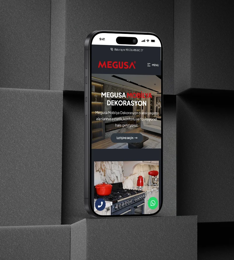 Megusa Mobilya Web Site Tasarımı Megusa Mobilya Web Site Tasarımı
