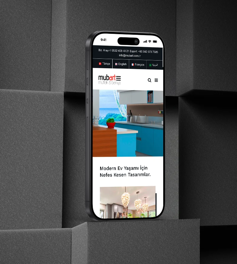 Mubart Mobilya Dekorasyon Web Site Tasarımı