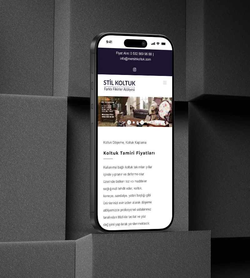 Stil Koltuk Mersin Web Tasarım Stil Koltuk Mersin Web Tasarım