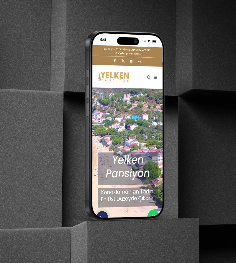 Yelken Pansiyon Armutlu Web Tasarım Yelken Pansiyon Armutlu Web Tasarım