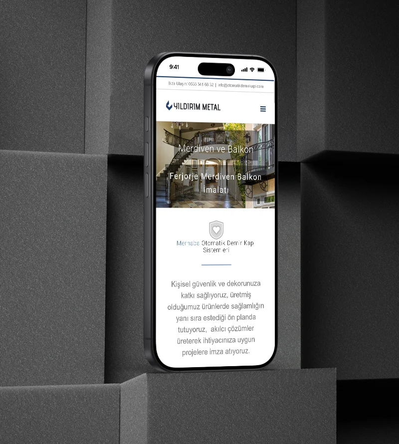 Yıldırım Metal Web Site Tasarımı Yıldırım Metal Web Site Tasarımı