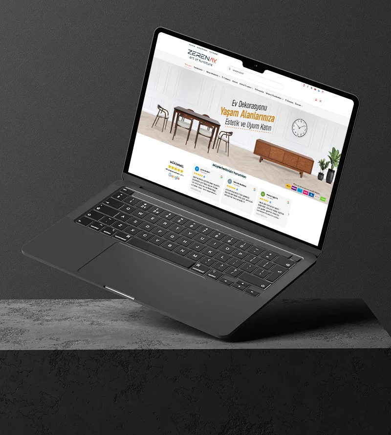 Zerenay Mobilya Web Site Tasarımı